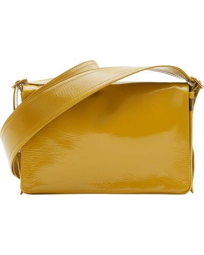 Burberry Leather Trench Cross-body Bag - Yellow