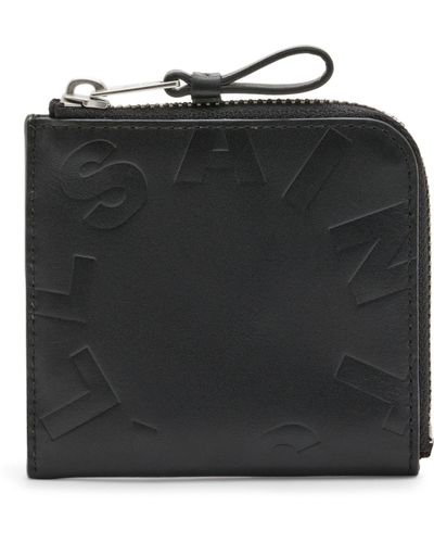 AllSaints Leather Tierra Artis Wallet - Black