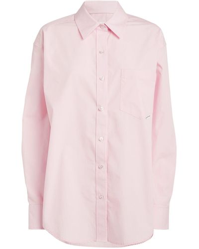Alexander Wang Cotton Boyfriend Shirt - Pink