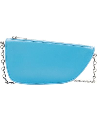 Burberry Micro Shield Sling Shoulder Bag - Blue