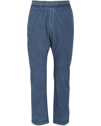 Barena Seersucker Elasticated-waist Trousers - Blue