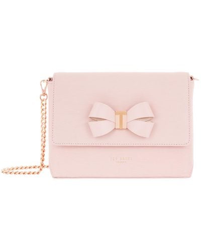 Ted Baker Bowii Bow Crossbody Bag - Pink