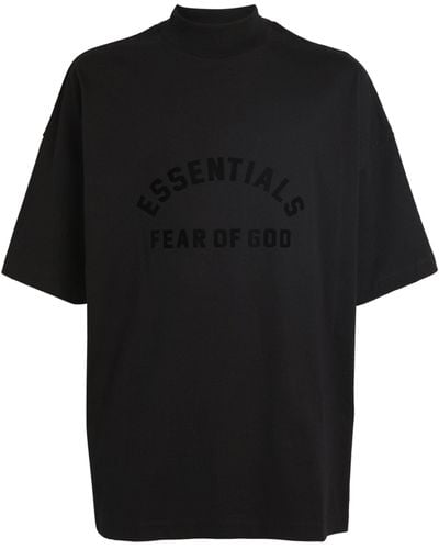 Fear Of God Logo T-shirt - Black