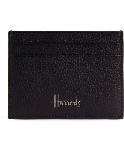 Harrods Leather Wembley Card Holder - Black
