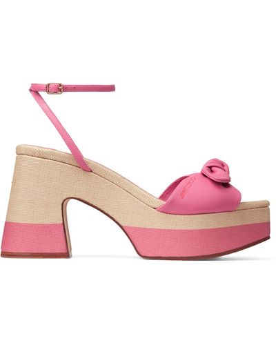 Jimmy Choo Ricia 150 Platform Sandals - Pink