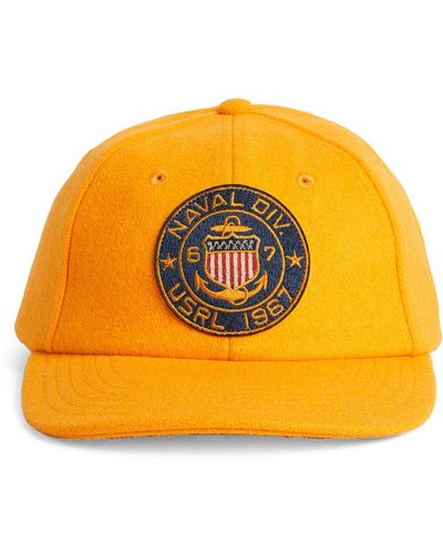 Polo Ralph Lauren Wool-blend Naval Cap - Yellow