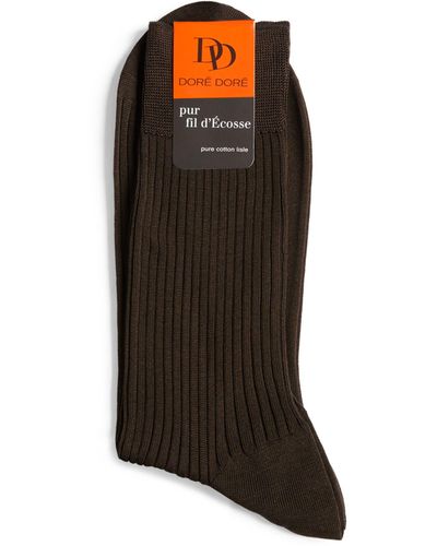 Doré Doré Cotton Socks - Black