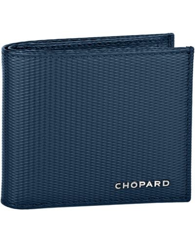 Chopard Leather Classic Mini Wallet - Blue