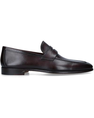 Magnanni Leather Delos Dress Loafers - Brown