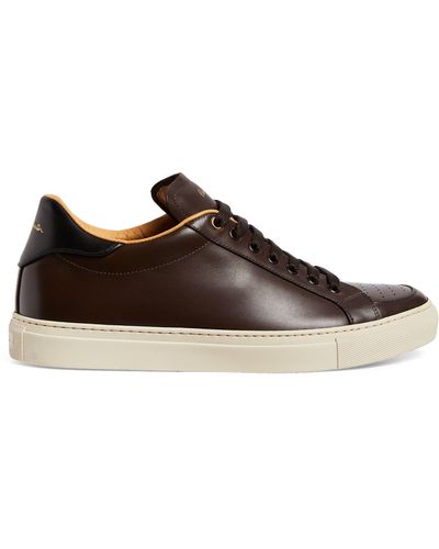 Paul Smith Leather Banff Low-top Sneakers - Brown