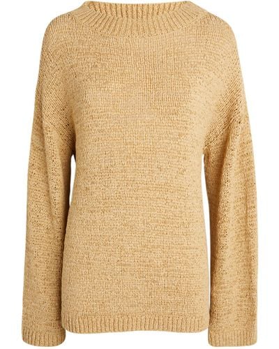 TOVE Off-the-shoulder Juin Sweater - Natural