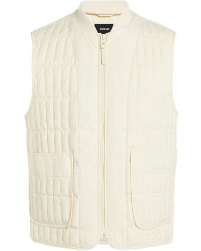 Mackage Quilted Barrel Gilet - White