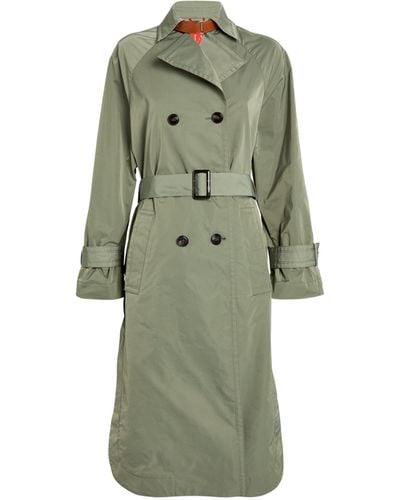 MAX&Co. Double-breasted Trench Coat - Green