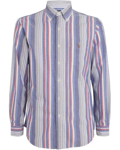 Polo Ralph Lauren Cotton Striped Shirt - Blue