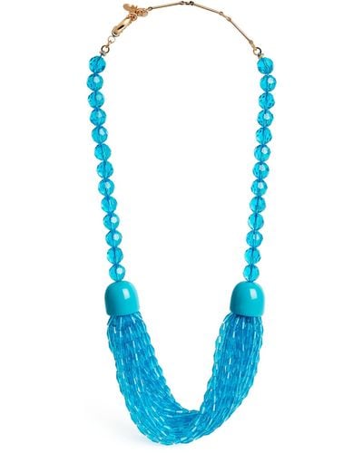Weekend by Maxmara Beaded Necklace - Blue