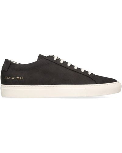 Common Projects Suede Low-top Achilles Sneakers - Black