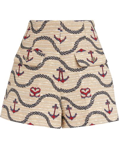 Sandro Cotton-blend Shorts - Red