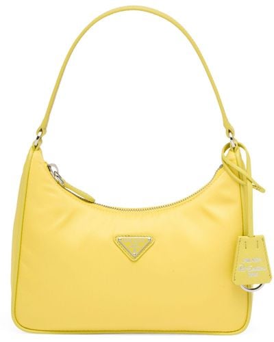 Prada Re-nylon Re-edition 2000 Shoulder Bag - Yellow