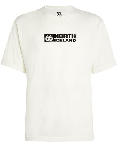 66 North Classic Logo Borgir T-shirt - White