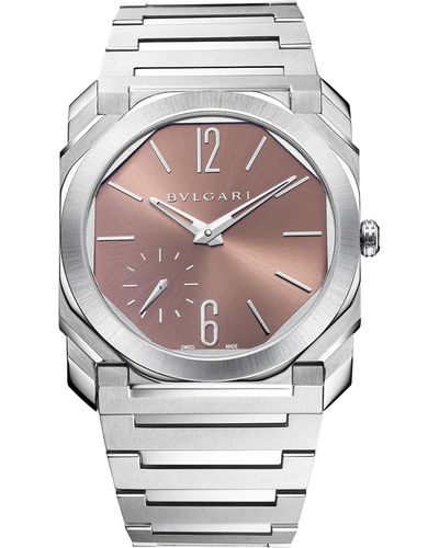 BVLGARI Steel Octo Finissimo Automatic Watch 40mm - Gray