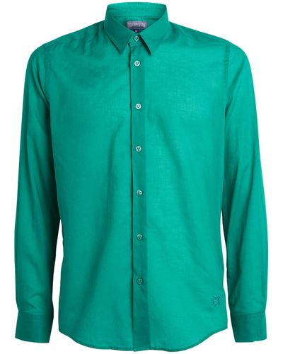 Vilebrequin Stretch-fabric Shirt - Green