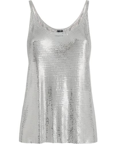 Rabanne Chainmail Vest Top - Gray