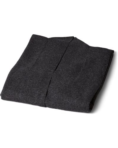 Oyuna Cashmere Legere Robe (small) - Black