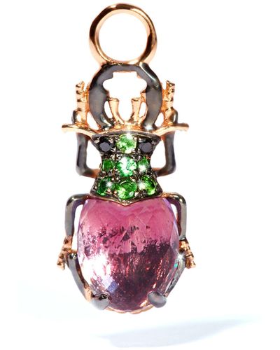 Annoushka 18kt Rose Gold Diamond Mythology Beetle Ring - Multicolor