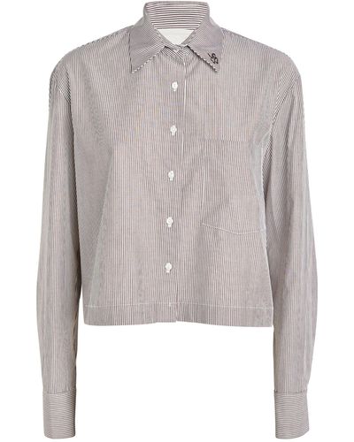 Viktoria & Woods Cotton Pope Shirt - Grey