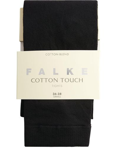 FALKE Cotton Touch Tights - Black