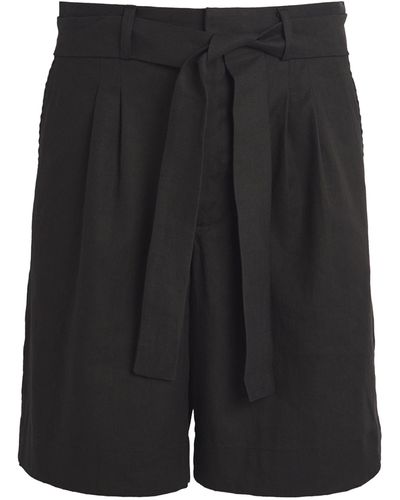 Commas Classic Tailored Shorts - Black