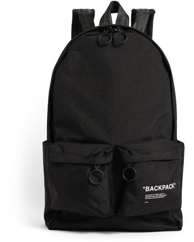 Off-White c/o Virgil Abloh Logo-print Shell Backpack - Black