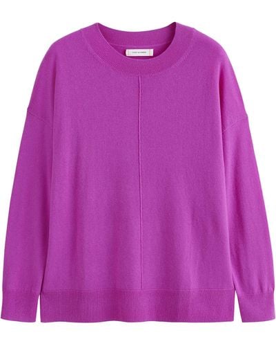 Chinti & Parker Relaxed Jumper - Purple