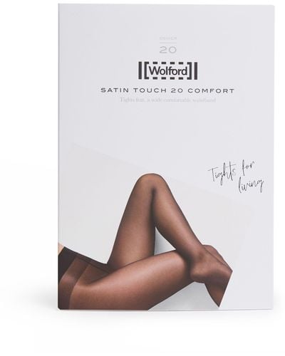 Wolford Satin Touch 20 Comfort Tights - Brown
