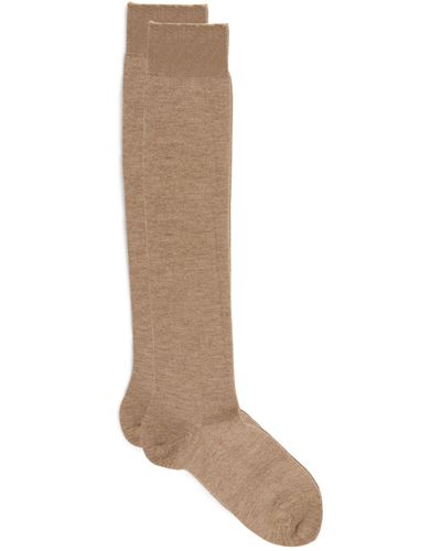 FALKE No.1 Knee-high Socks - Brown