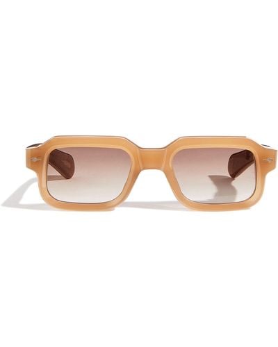 Jacques Marie Mage Rectangle Sandro Sunglasses - Pink