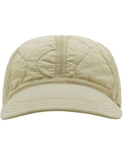 Burberry Nylon Quilted Baseball Cap - Natural
