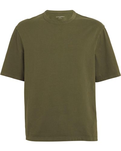 Officine Generale Cotton T-shirt - Green