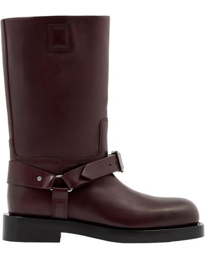 Burberry shop buckle boots
