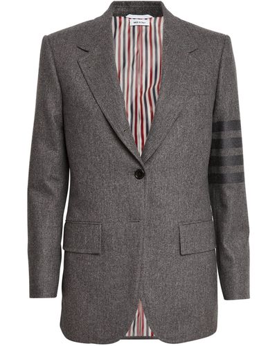 Thom Browne Wool-cashmere Sport Coat - Gray