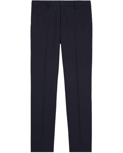The Kooples Wool Tailored Trousers - Blue