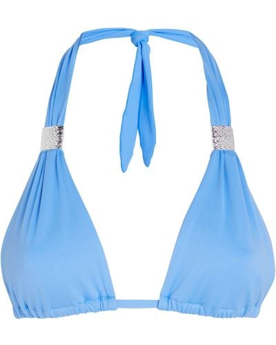 Heidi Klein Siena Bikini Top - Blue
