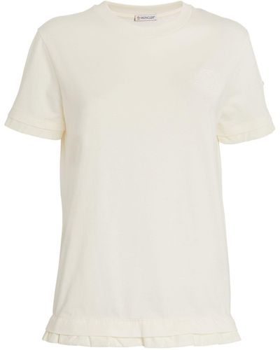 Moncler Cotton Logo T-shirt - White