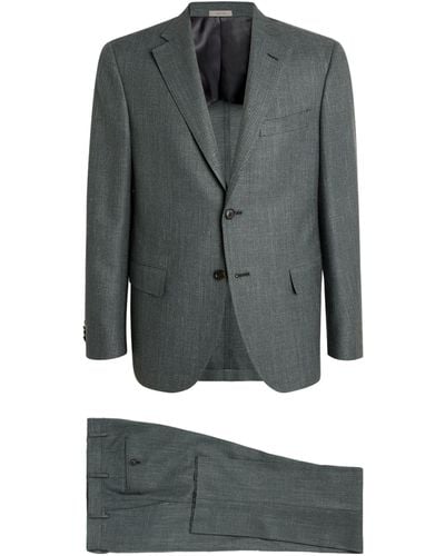 Corneliani Wool-silk Blend 2-piece Suit - Grey