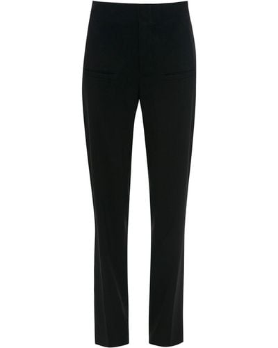 JW Anderson Stretch-wool Bootcut Trousers - Black