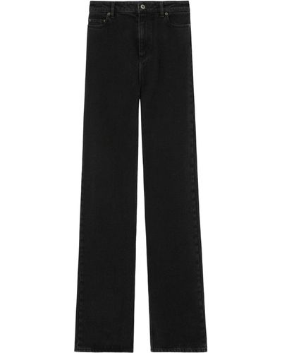 Burberry High-rise Straight Jeans - Black