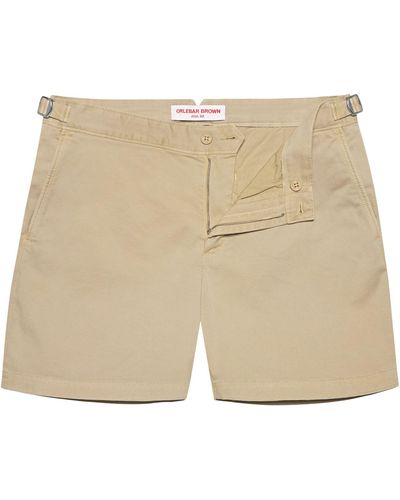 Orlebar Brown Cotton Twill Bulldog Shorts - Natural
