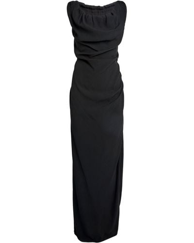 Vivienne Westwood Ginnie Cowl Neck Pencil Dress - Black