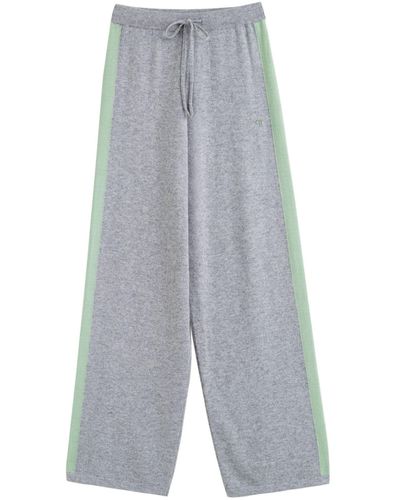 Chinti & Parker Wide-leg Sweatpants - Gray