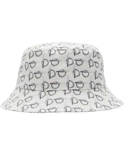 Burberry B' Print Bucket Hat - White